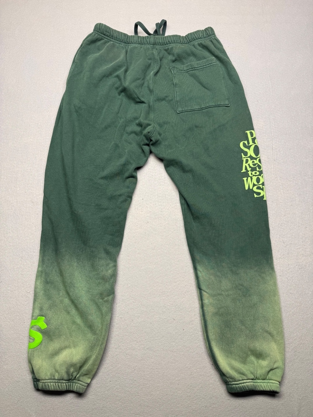Playa Society Sweatpants Men Regular M Green Casual - Picture 10 of 11